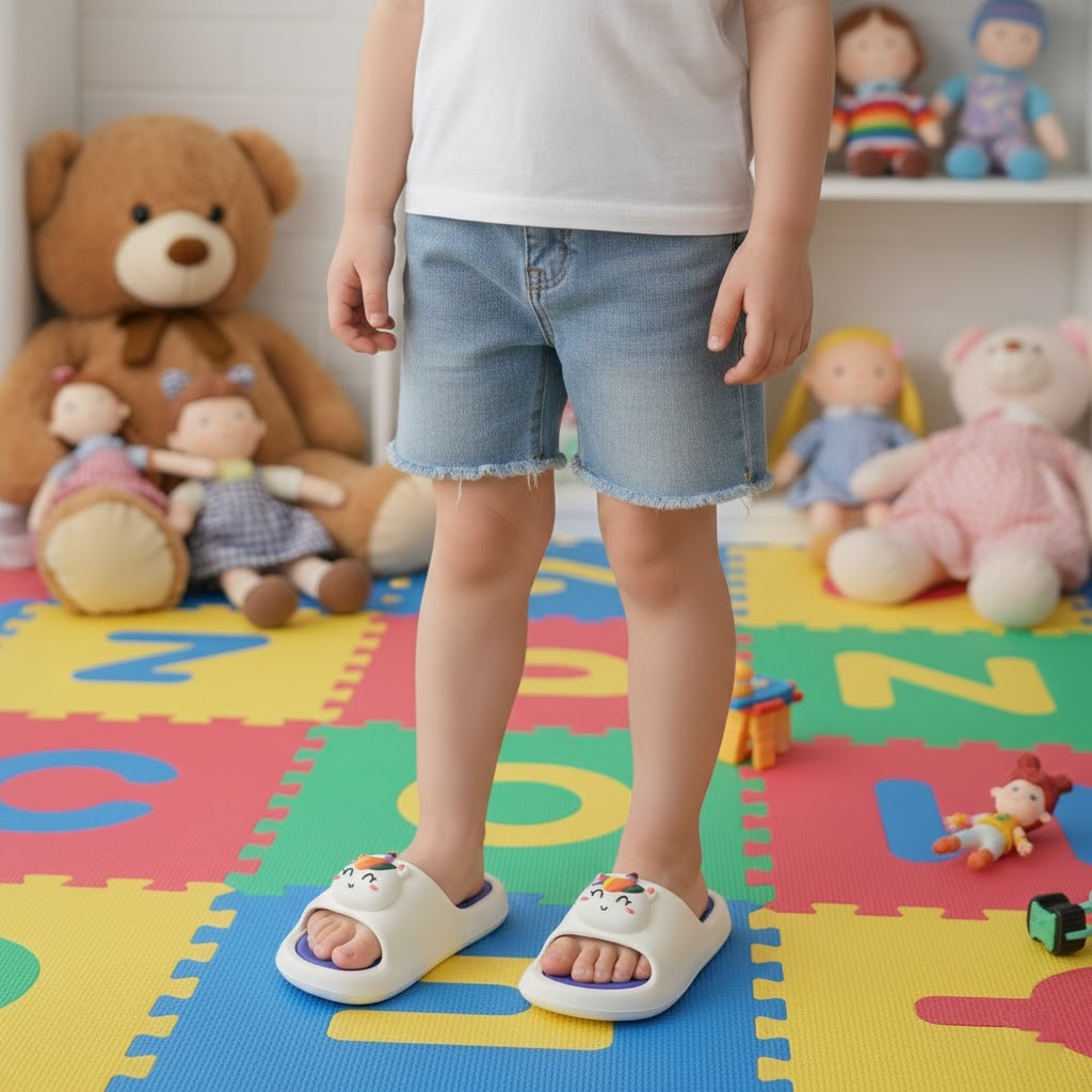 خرید آنلاین دمپایی بچگانه پاپا مدل نیورها کد 236